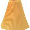 Karin Plisserad Toppringskärm Ø25cm Satin Gul