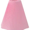 Karin Plisserad Toppringskärm Ø25cm Satin Dimrosa