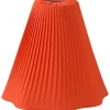 Karin Plisserad Toppringskärm Ø25cm Satin Orange