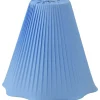 Karin Plisserad Toppringskärm Ø25cm Satin Ljusblå