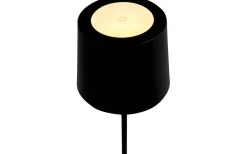 Karl Uppladdningsbar Bordslampa 37cm LED 3000K 2W Svart IP44