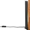 Karuni Bordslampa E27 matt svart/trä