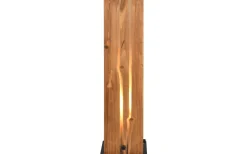 Karuni Bordslampa E27 matt svart/trä