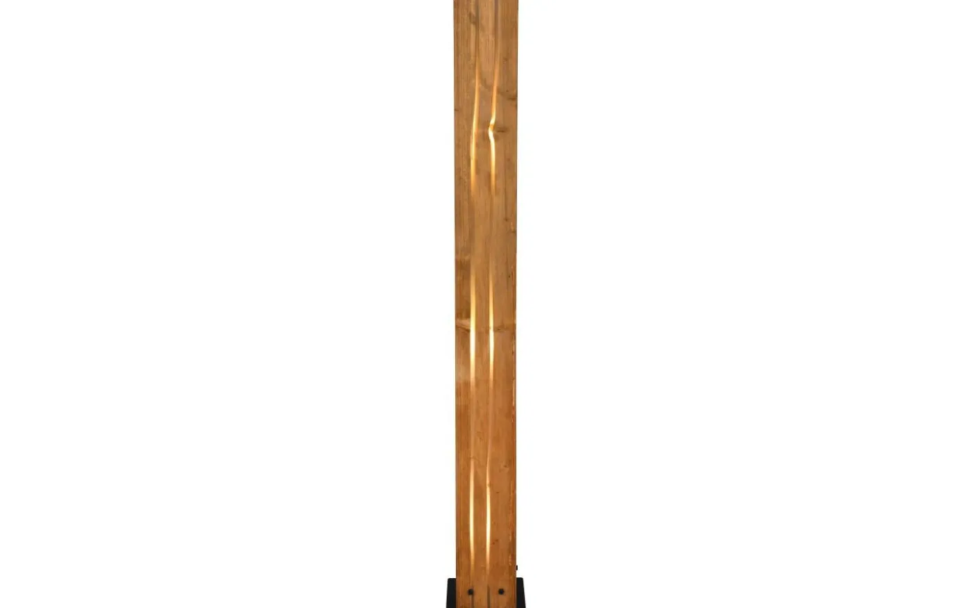 Karuni Golvlampa 3xE27 matt svart/trä