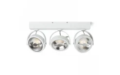 Kelly Takspotlight 44cm LED 3x12W 3000K Vit