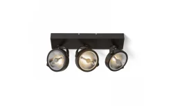 Kelly Takspotlight 44cm LED 3x12W 3000K Svart