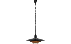 Kirkenes Taklampa 48cm Svart
