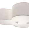 Kolme Takplafond 50cm Textil Vit