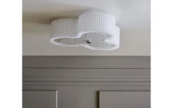 Kolme Takplafond 70cm Vinyl Vit