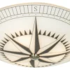 Kompass Plafond 42cm Vit/Svart