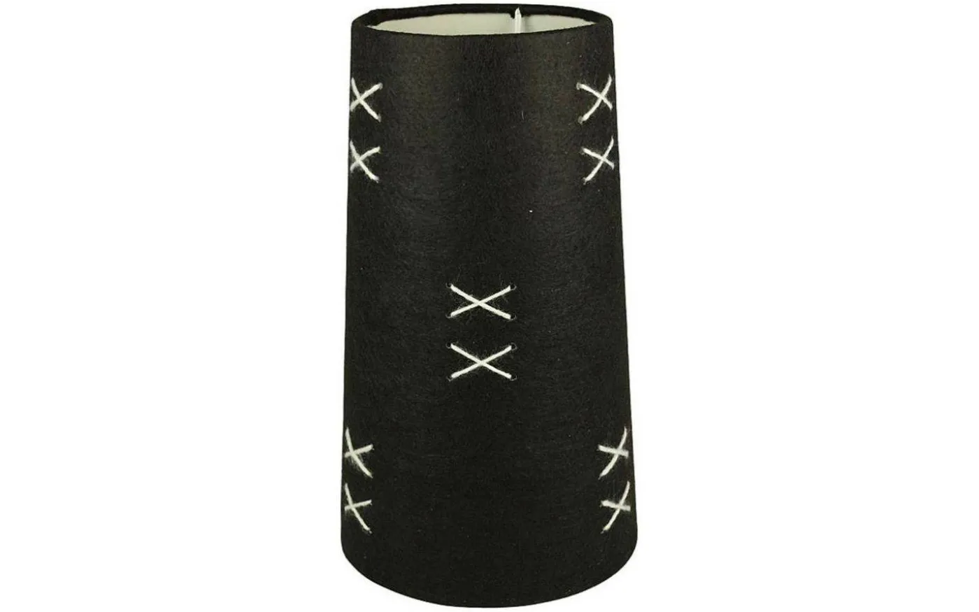 Kors Lampskärm Ø16cm Svart/Vit