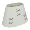 Kors Lampskärm Oval 14cm Vit/Grå