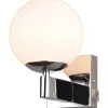 Kula H2O Vägglampa 1-del E14 krom IP44