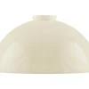 Kupolskärm 60/235 - Benvitt överfångsglas