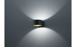 Lacapo Vägglampa LED svart/guld