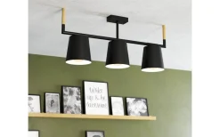 Lacey Plafond 78cm Svart/Natur