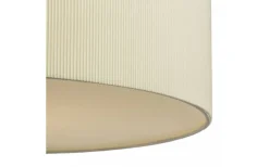 Lalo Taklampa Krämvit/Matt nickel 40cm 3xE27
