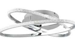 Lane Plafond LED krom/kristalleffekt 4000K
