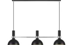 Larry Taklampa 3L Svart/Krom