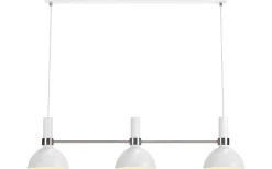 Larry Taklampa 3L Vit/Stål