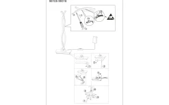 Lasana 3 Bordslampa 46cm LED 3000K 10W Svart