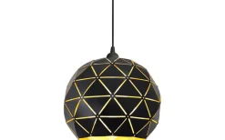 Lattice Taklampa 30cm Svart/Guld