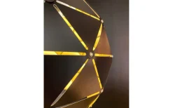 Lattice Taklampa 50cm Svart/Guld