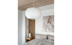Lattice Taklampa 50cm Vit