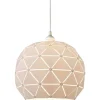 Lattice Taklampa 30cm Vit