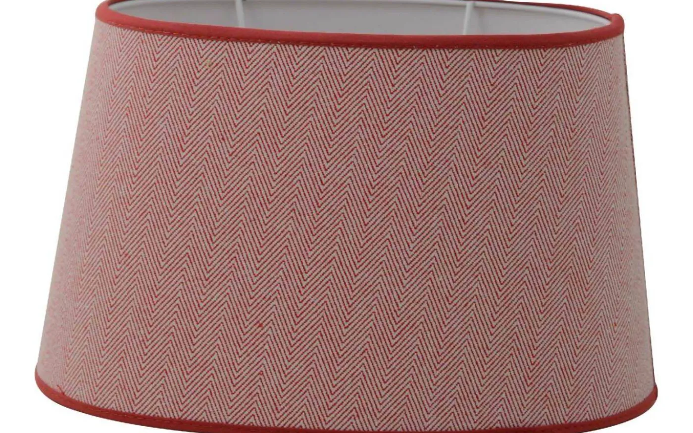 Lauren Oval Lampskärm 20cm Röd