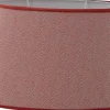 Lauren Oval Lampskärm 30cm Röd