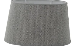 Lauren Oval Lampskärm 25cm Svart