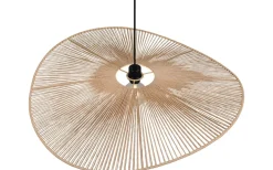 Laurine Taklampa 78cm E27 brun/pappersgarn