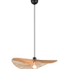 Laurine Taklampa 58cm E27 brun/pappersgarn