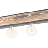 Layham Plafond 76cm 4L Trä/Svart