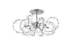 Leaf Plafond 60cm Nickel