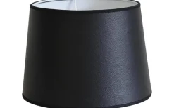 Leather Lampskärm Ø27cm Svart