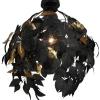 Leavy Plafond 38cm E27 mattsvart
