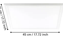 LED Plafond 45cm LED 4000K 21W Vit