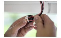 LED-Spot för fönstersmygar 30mm, 2700K 60lm 1,3W 350mA Svart