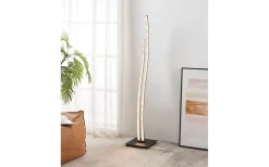 Lejias Golvlampa 123cm LED 3000K 16W Svart