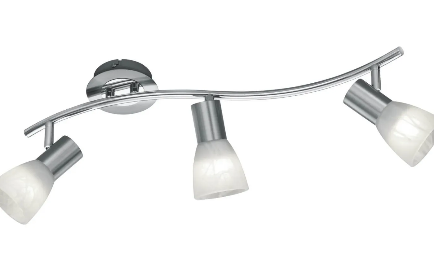 Levisto Spotlight 3-delad E14 borstad stål