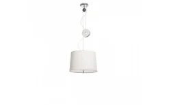 Levita Taklampa med Hiss Vit/Krom E27