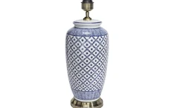 Li Jing Lampfot 49cm Blå