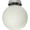 Lido Plafond 20cm Krom/Opalvit IP23