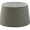 Linda Oval Lampskärm 20cm Grå