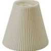 Linda Plisserad Lampskärm Ø42cm Vit