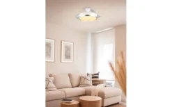 Lindberg Takfläkt 100cm LED vit/titan stjärnljus