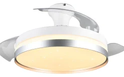 Lindberg Takfläkt 100cm LED vit/titan stjärnljus