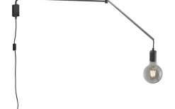 Line Vägglampa E27 mattsvart